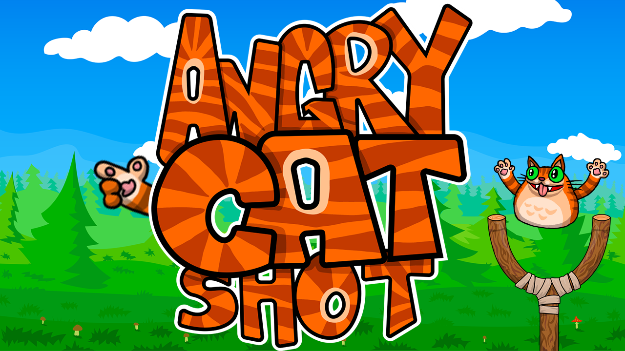 Angry Cat Shot